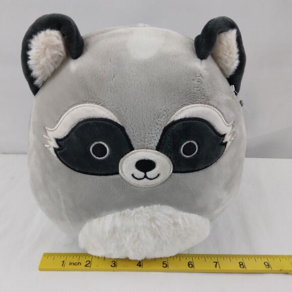 2 8" Squishmallow Plush Toys Raccoon Skunk Forest Animals Kellytoy - Picture 11 of 11
